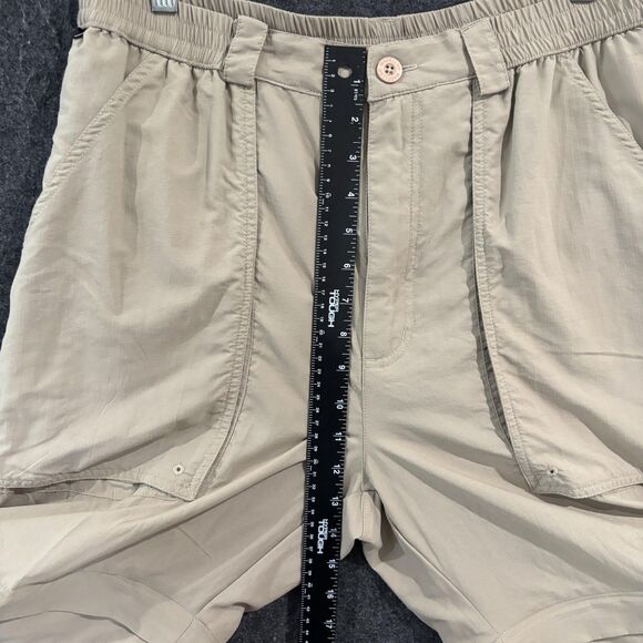 Magellan Sportswear Convertible Pants Men's Large Khaki Zip Off Fishing Hiking - Picture 9 of 12